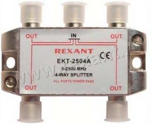 Splitter 4     F      5-2500 MHz  REXANT