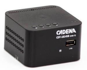 Цифровая эфирная приставка DVB-T2 Cadena CDT-1814SB